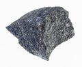 raw andesite stone on white Royalty Free Stock Photo