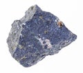 rough molybdenite ore on white Royalty Free Stock Photo