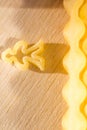 Macrophotography of pasta