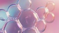 Macro photography of soap bubble formations creating hexagonal patterns with interference patterns creating rainbow gradients