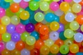 Macro photography of some colorful beads balls Royalty Free Stock Photo