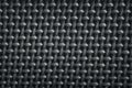 Macro photography of a speaker with mesh wicker texture pattern. Royalty Free Stock Photo
