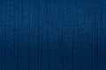 Macro picture of dark blue thread texture background Royalty Free Stock Photo