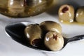 Macro Pimiento Stuffed Olives