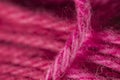 Macro Pink Yarn Wool Texture Background