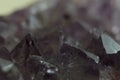 Macro purple amethist stones
