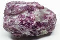 Macro Purple lilac mica mineral, purple lepidolite crystal