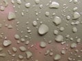 Macro raindrop background in rainy day