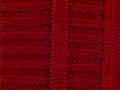 Macro red sweater Royalty Free Stock Photo