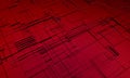 Macro rendering of a futuristic electronic printed circuit board with microchips and processors.