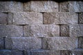 Macro of Retaining wall Royalty Free Stock Photo