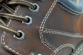 Macro of a shoe Royalty Free Stock Photo