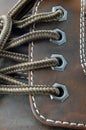 Macro of a shoe Royalty Free Stock Photo