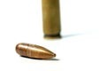 Macro shoot of 5.56 caliber bullet