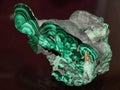 Macro shooting of natural gemstone - malachite