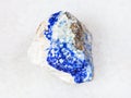 raw Lazurite (Lapis Lazuli) gemstone on white Royalty Free Stock Photo