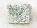 quartz-mica schist stone on white Royalty Free Stock Photo