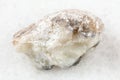 raw talc stone on white Royalty Free Stock Photo