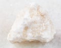 rough anhydrite stone on white Royalty Free Stock Photo