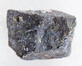 rough Molybdenite stone on white Royalty Free Stock Photo