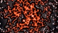 Macro shot of an abstract background of a black viscous substance
