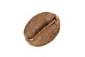 Macro shot of a arabica coffee been isolated