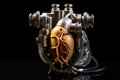 macro shot of artificial heart valve prosthetics Royalty Free Stock Photo