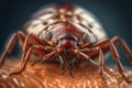 macro shot of bed bug Royalty Free Stock Photo