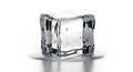 Detailed Photorealistic Ice Cube Render Royalty Free Stock Photo