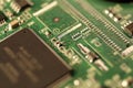 Macro shot of a circuit board Royalty Free Stock Photo