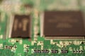 Macro shot of a circuit board Royalty Free Stock Photo
