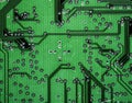 Macro shot of computer circuit board Royalty Free Stock Photo