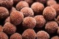 macro shot of date balls surface texture Royalty Free Stock Photo