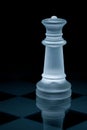 Macro shot of glass chess set Royalty Free Stock Photo