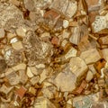 Macro shot of golden color pyrite cubes