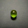 Macro shot of green color pill