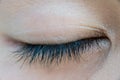 Macro shot of kid nature eyelash Royalty Free Stock Photo