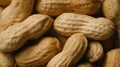 Raw peanuts in shell close-up. Royalty Free Stock Photo