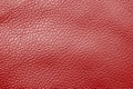 Macro shot red leather texture background.. Part of perforated leather details. Red perforated leather texture background. Texture Royalty Free Stock Photo