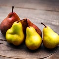 Macro shot of ripe pears Royalty Free Stock Photo