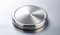 Modern Brushed Metal Control Dial Button Royalty Free Stock Photo