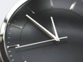 The Macro shot of watch Royalty Free Stock Photo