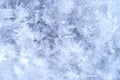 Macro of snowflake in natural surroundings. Royalty Free Stock Photo