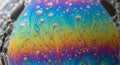 Macro Soap Bubble Multicolored Iridescent Royalty Free Stock Photo