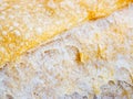 Macro of sourdough bread crust texture Royalty Free Stock Photo
