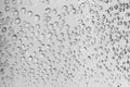 Macro of sparkle water drops glass Royalty Free Stock Photo