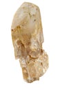 Macro stone mineral topaz on a white background