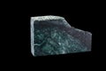 Macro stone Nephrite mineral on black background Royalty Free Stock Photo