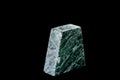 Macro stone Serpentinite mineral on black background Royalty Free Stock Photo