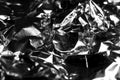 Macro texture of aluminum foil Royalty Free Stock Photo